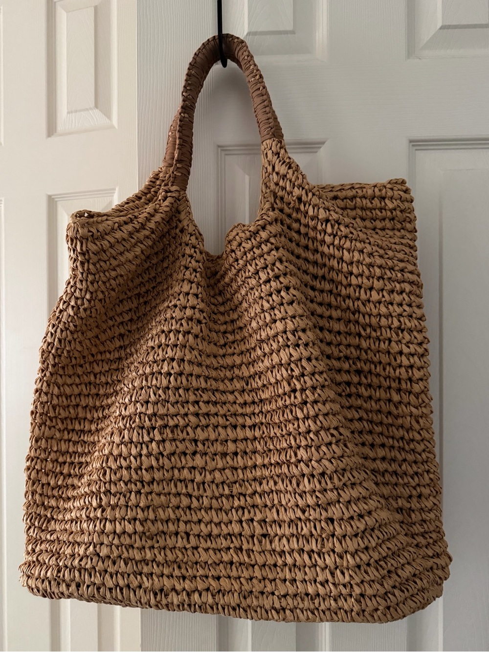 Fallon & Royce Mel straw and suede bag - Picture 2 of 16
